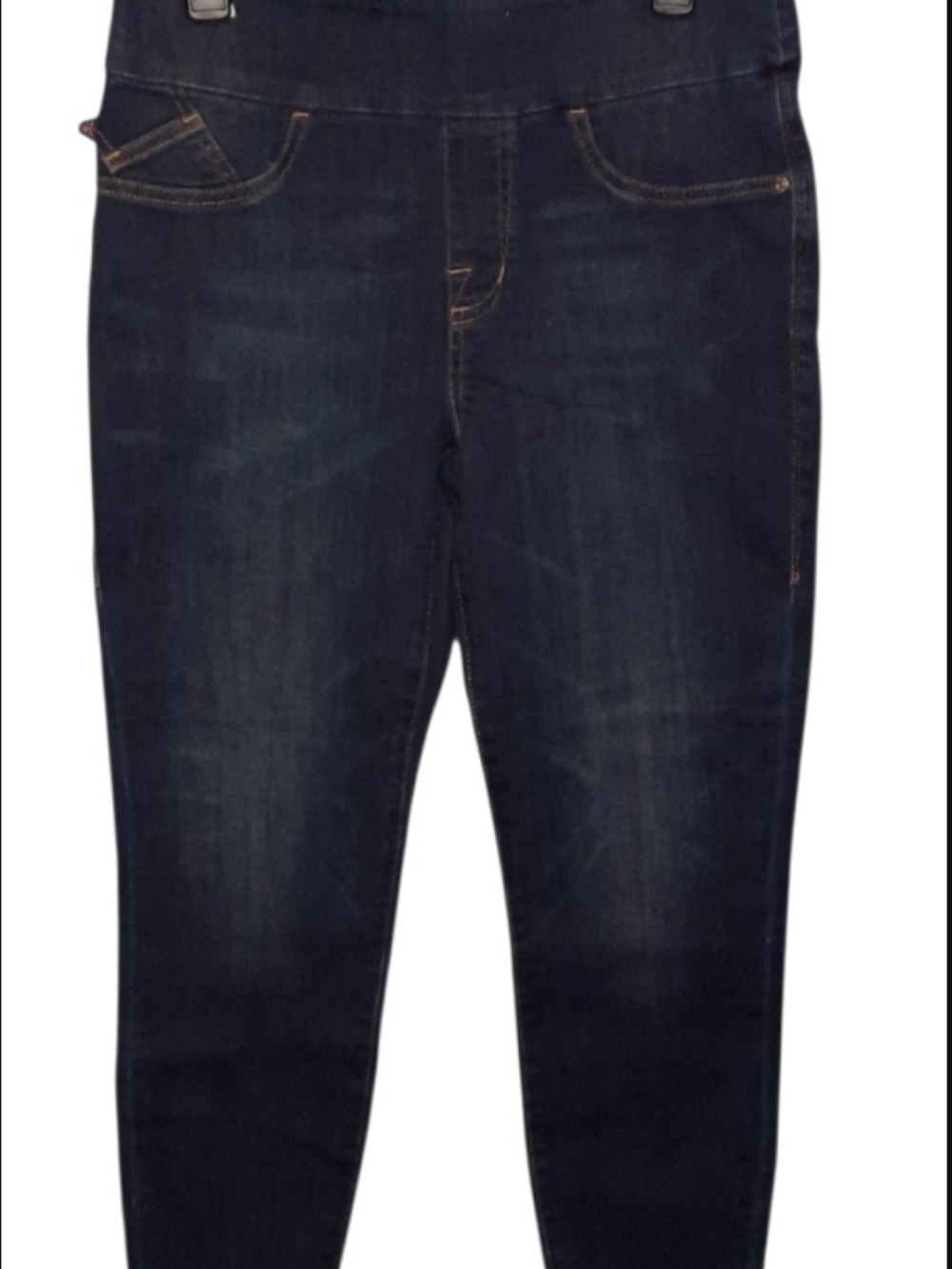 NWT - Rock & Republic Women's Dark Indigo, Skinny, Capri, Pull-On Jeans. Sz 10